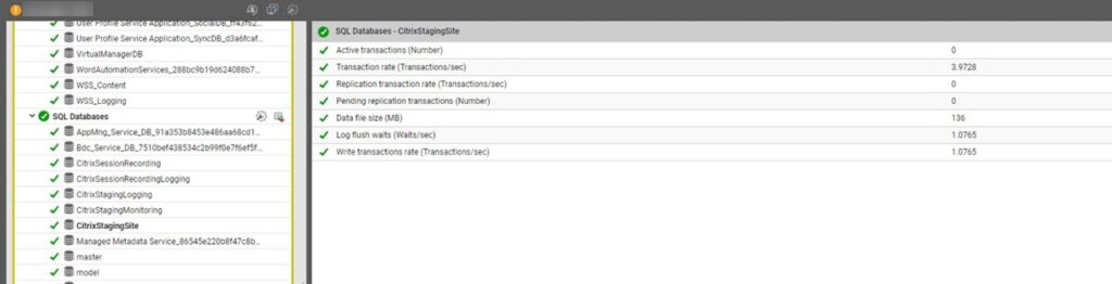 Monitoring SQL DBs
